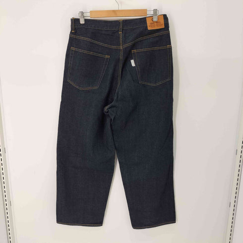 オーレイチョウルイ 0-CHO-RUI  IOS COMFORT インディゴ ワイドデニム マグネットボタン メンズ  34